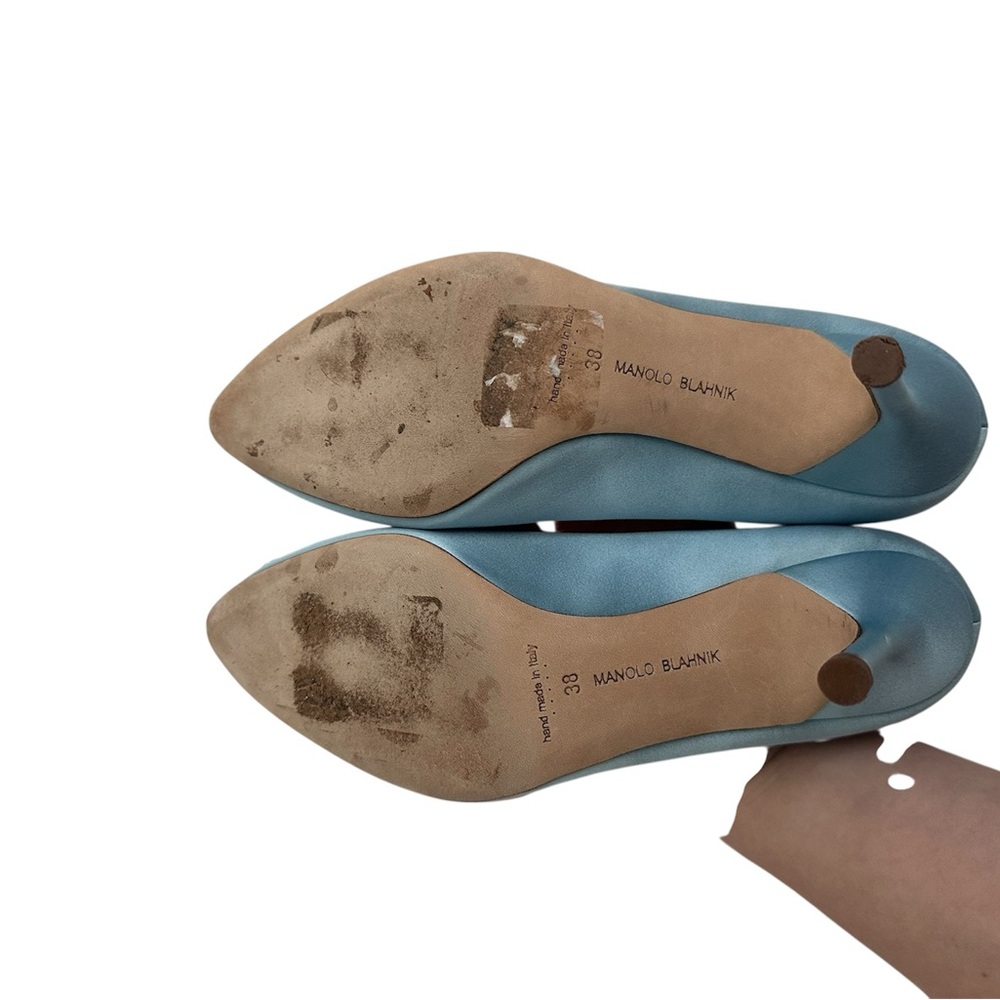 Manolo Blahnik Hangisi Pumps size 38 - Picture 5 of 5